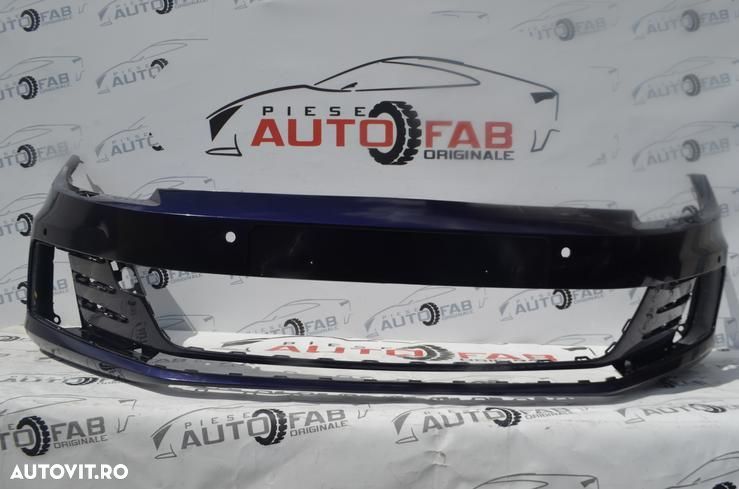 Bara fata Volkswagen Scirocco Facelift an 2014-2017 cu gauri pentru 4 senzori si spalatoare faruri - 1