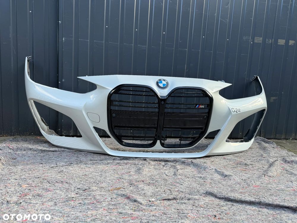 ZDERZAK BMW G22 G23 G26 M-PAKIET ORYGINAŁ CAŁY WSZYTSKIE UCHWYTY KOLOR A96 - 1