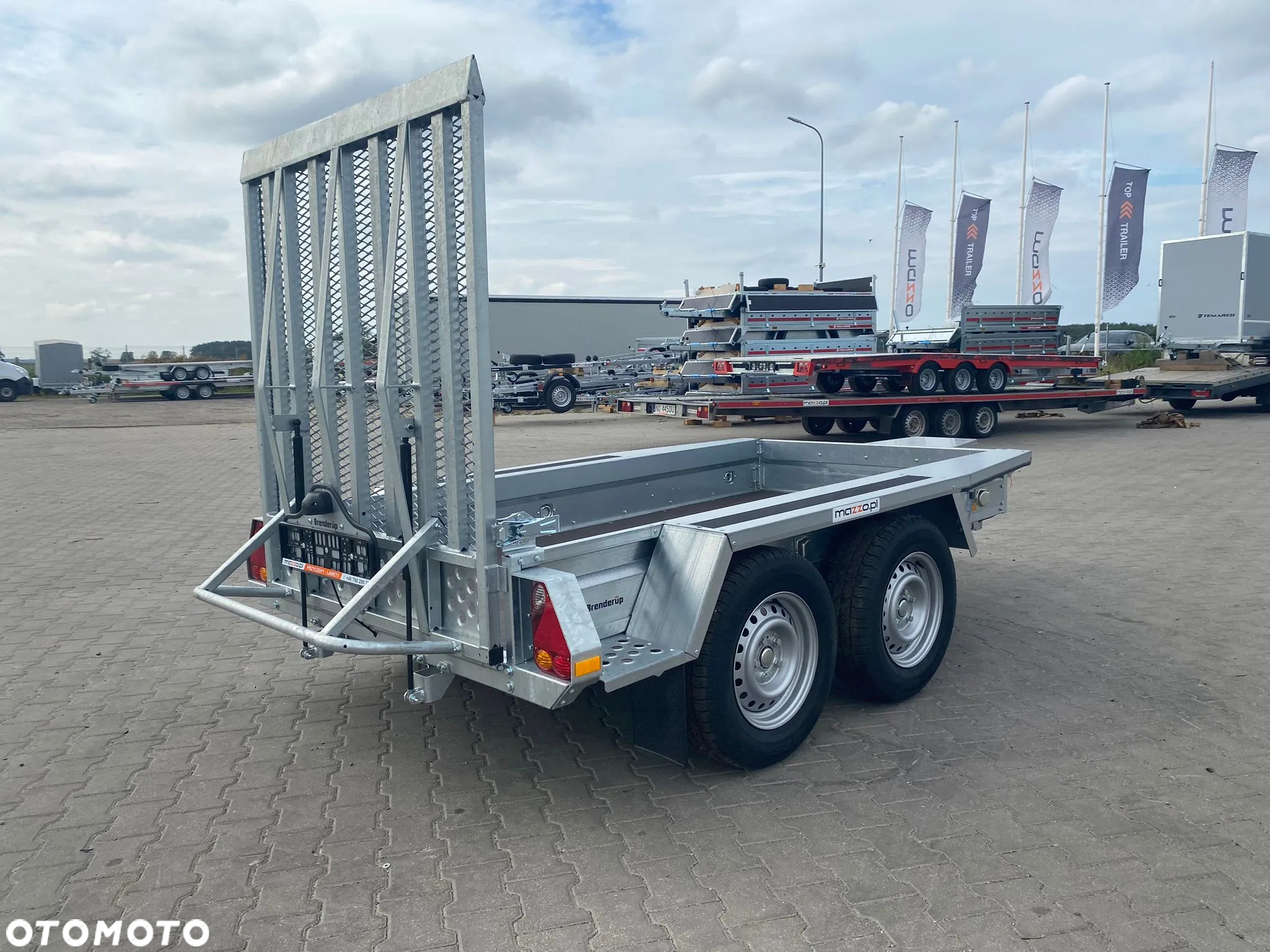 Brenderup DOSTAWA! Przyczepa MT-2600 pod minikoparkę wym. 260x126x25, Solidna przyczepa do przewozu sprzętu budowlanego! DMC 2600kg - 20