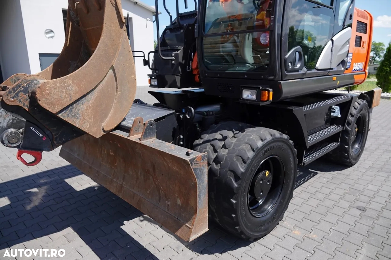 Hitachi 145W / EXCAVATOR PE ROȚI / 2019 / CAMERĂ / CONTRACT DE SERVICE POST-SERVICE - 11