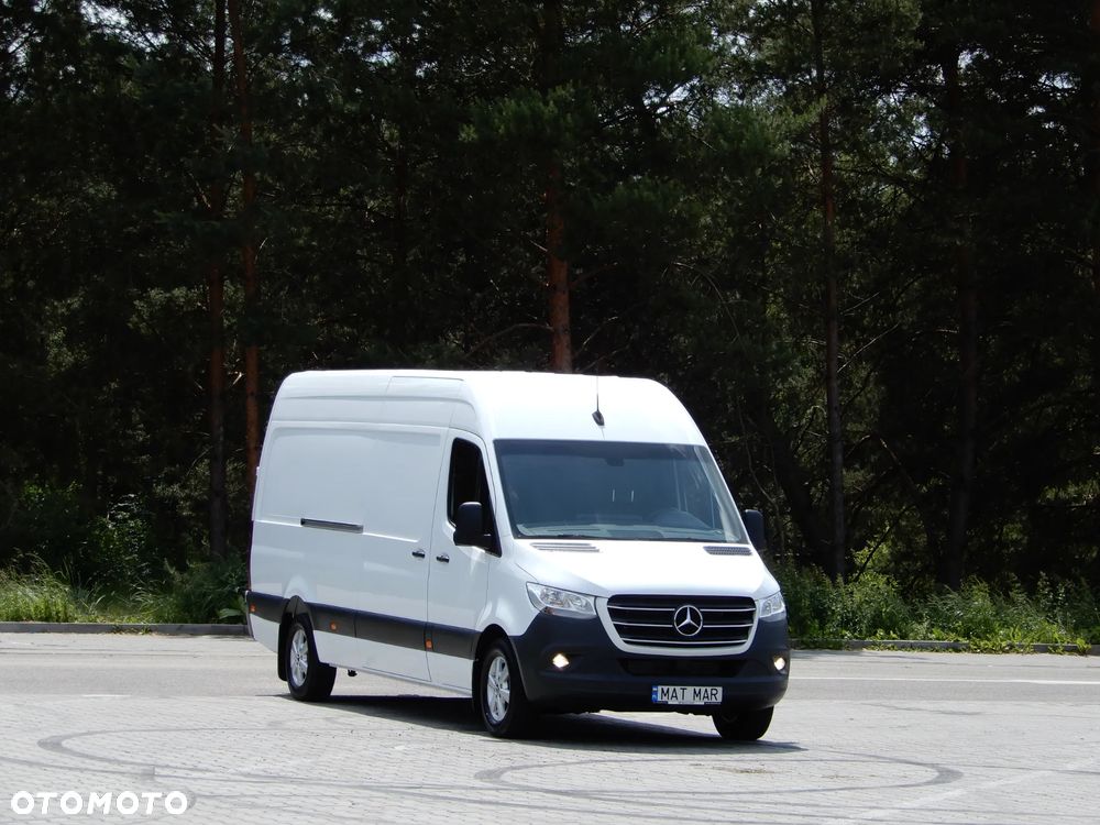 Mercedes-Benz SPRINTER 319 CDI 3.0 V6 190 KM Winda Załadowcza BÄR 600 Kg Udźwig Furgon Blaszak Maxi 4325 mm 1095 Kg Ładowności Wzmacniany Stan Jak Nowy UNIKAT MEGA OKAZJA POLECAM - 2