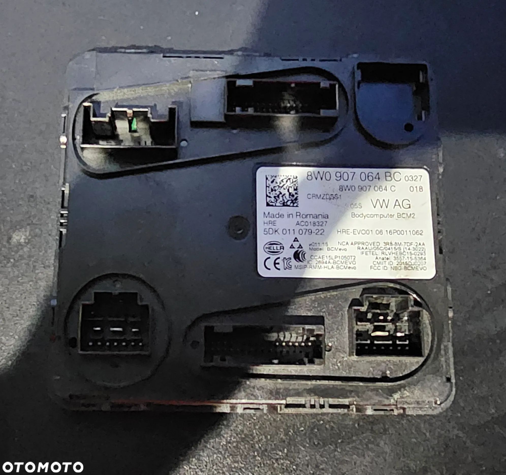 MODUŁ KOMFORTU STEROWNIK AUDI 8W0907064BC - 1