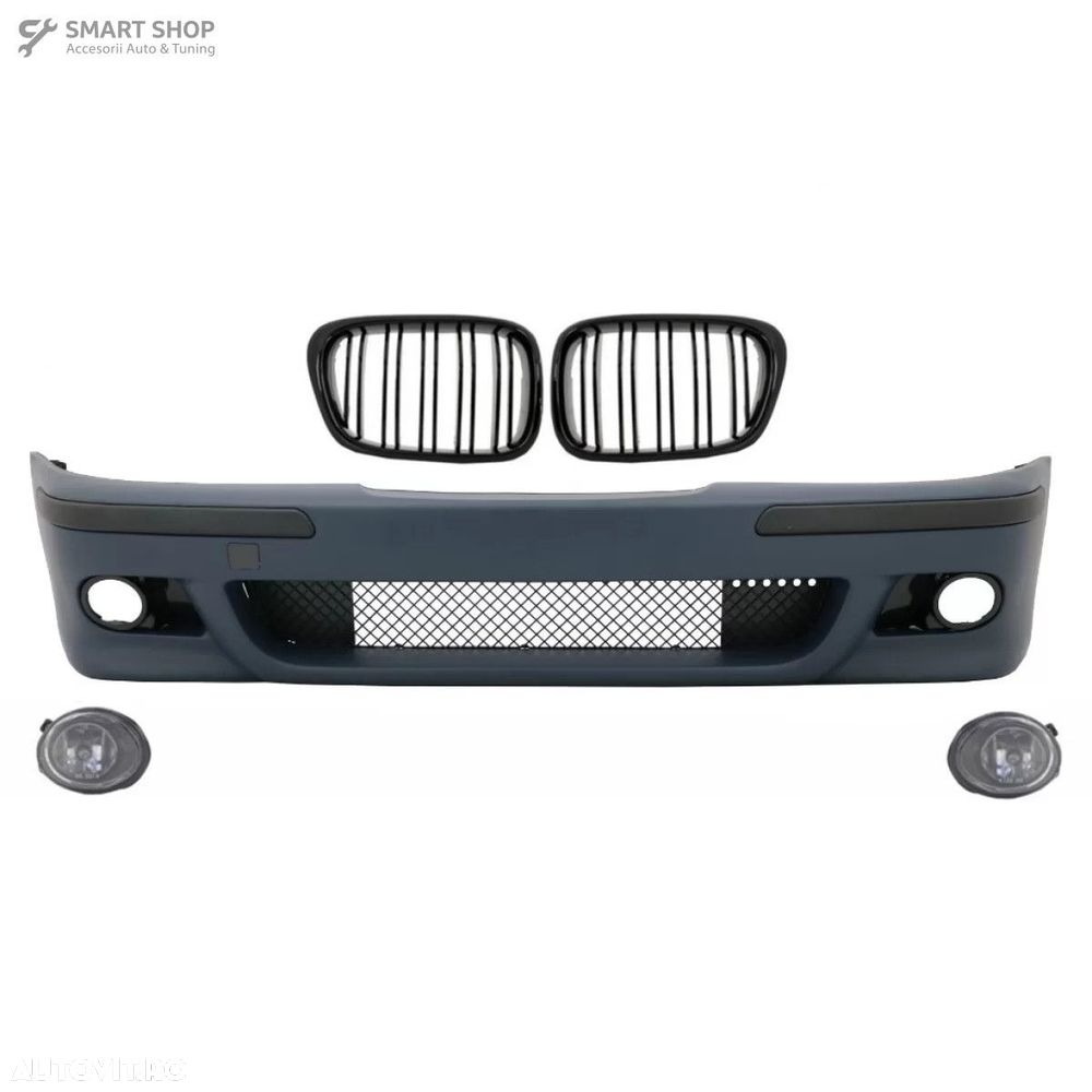 Bara Fata BMW E39 Seria 5 (1995-2003) cu Proiectoare Lumini de Ceata s - 1