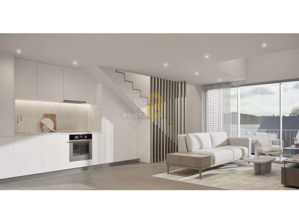 Apartamento T1 Duplex Novo em Matosinhos - senhora da hora - Grande imagem: 2/48