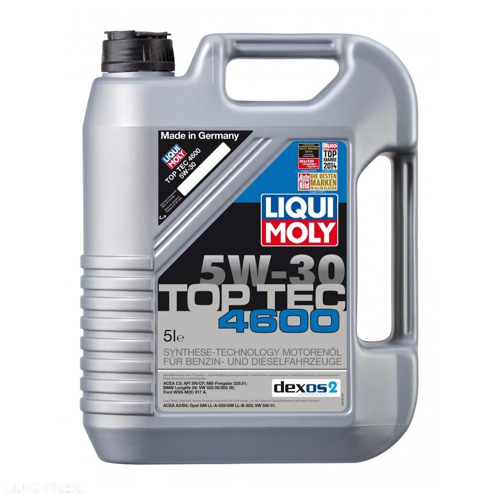 Ulei motor Liqui Moly 5W30 TopTec 4600, 5Litri 3756 (2316) - 1