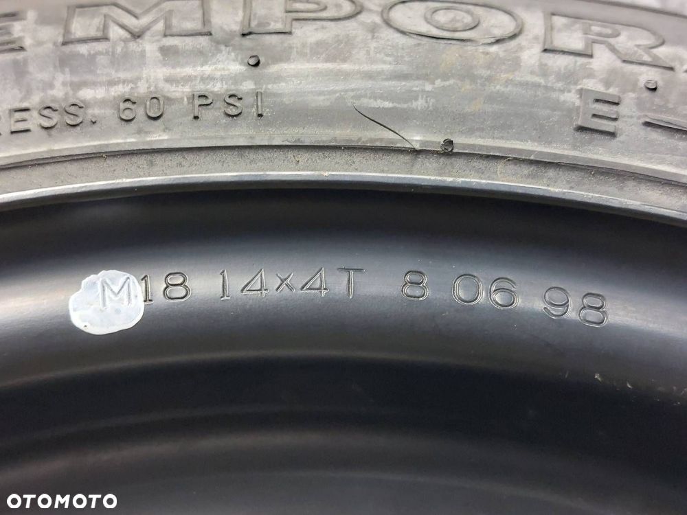 DOJAZDÓWKA 4x100 4Jx14 FI54,1 125/70R14 TOYO MAZDA 323 PROTEGE BJ - 2