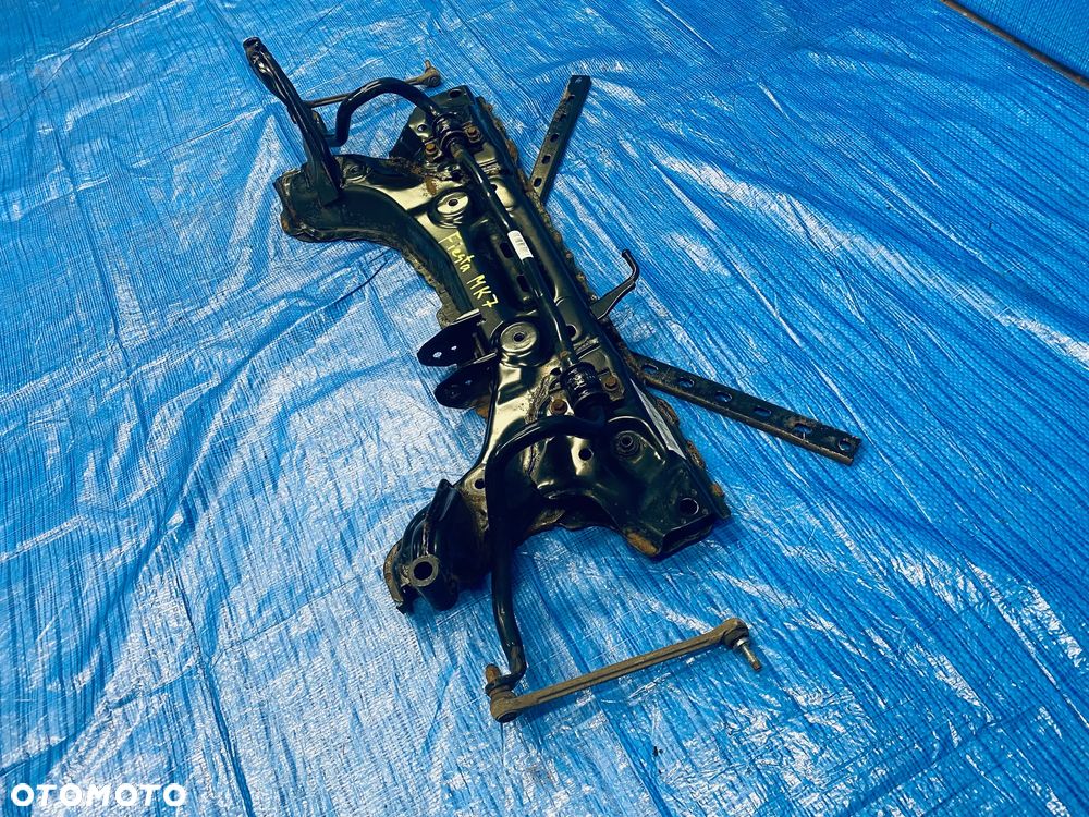 KOŁYSKA ZAWIESZENIA PRZEDNIEGO SANKI PRZEDNIE ŁAWA PRZÓD WÓZEK TRAWERS  FORD FIESTA MK7 VII LIFT 1.25BENZYNA 16R ORYGINAŁ - 4