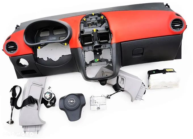 OPEL CORSA D PULPIT DESKA AIR BAG PASY KOKPIT - 2