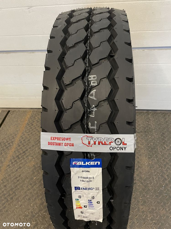 1530netto JAPOŃSKA opona FALKEN 315/80 r22.5 PRZÓD budowlany ON/OFF