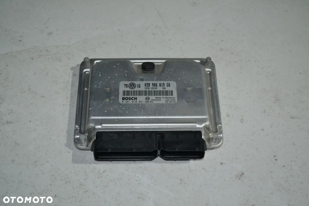 VW AUDI SEAT SKODA KOMPUTER STEROWNIK SILNIKA 1,9 TDI 038906019GQ 0281010941