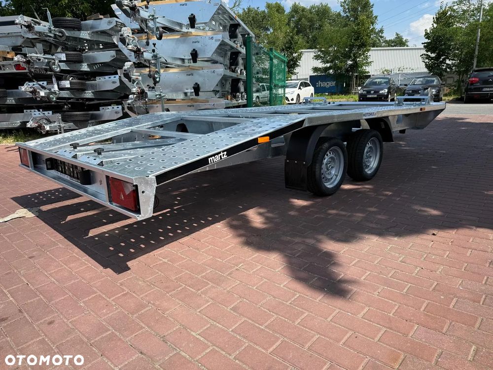Wiola Przyczepa Laweta Martz GT PLUS 450/2 2,7T 450x200m 2 osie DMC 2700kg lekka 510kg OKAZJA! - 7