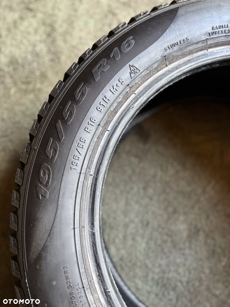 4x 195/55R16 91H PIRELLI WINTER CINTURATO opona zimowa DEMO M+S 3PMSF - 6
