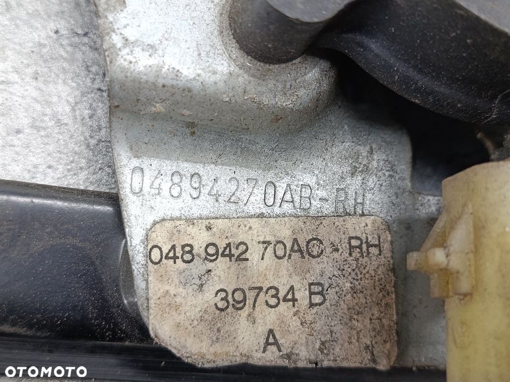 PODNOŚNIK SZYBY PRAWY PRZÓD CHRYSLER PACIFICA I 04894270AB-RH 04894270AC-RH - 4