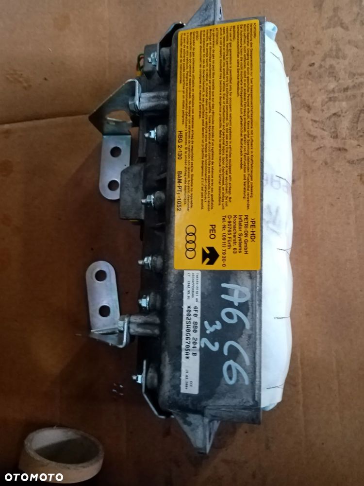 Konsola poduszki pasy AIRBAG  sensor zestaw naprawczy Audi A6 C6 Szara - 10