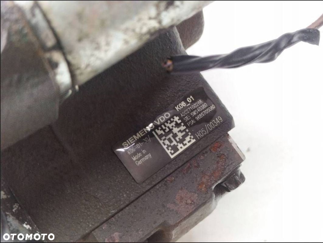 POMPA WTRYSKOWA PEUGEOT CITROEN VOLVO FORD 2.0 HDI 9685705080 - 2
