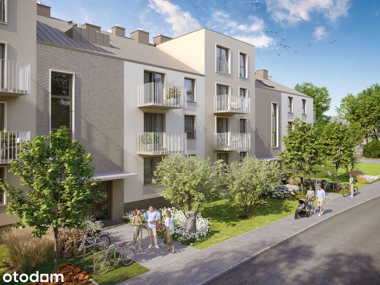 3-pokojowe mieszkanie 56m2 + ogródek