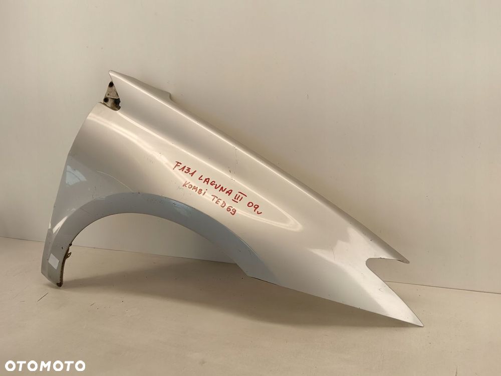 BŁOTNIK PRAWY PRZEDNI RENAULT LAGUNA III 7-15 TED69 - 2