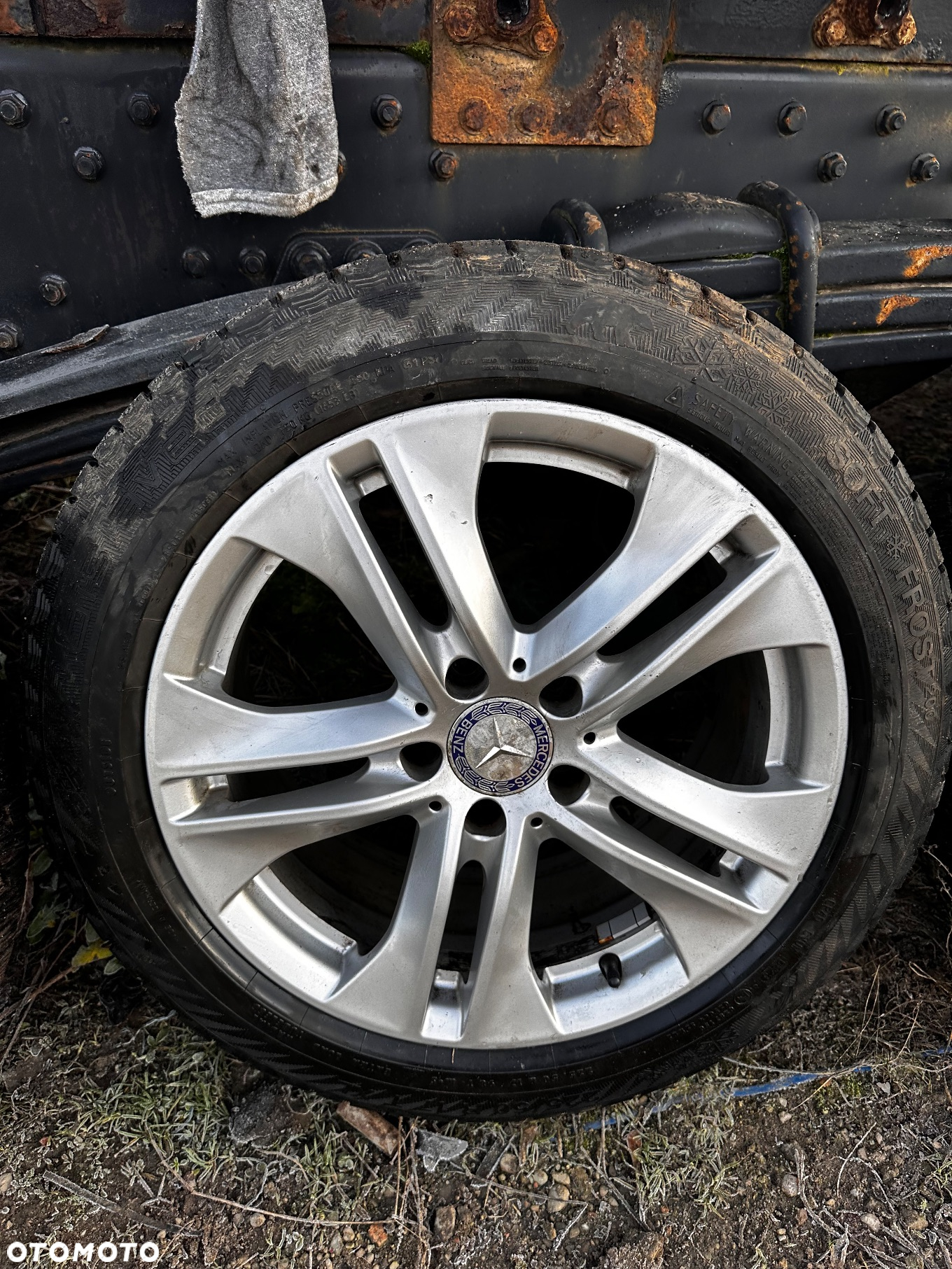 Koła alufelgi Mercedes-BENZ nowe opony zimowe 17 5x112 - 3