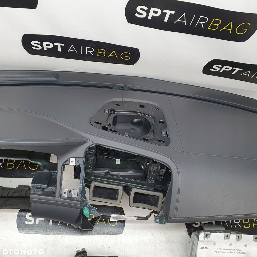 VOLVO XC60 I DESKA ROZDZIELCZA KONSOLA KOKPIT PULPIT PODUSZKI AIRBAG AIR BAG PASY KIT SET - 3