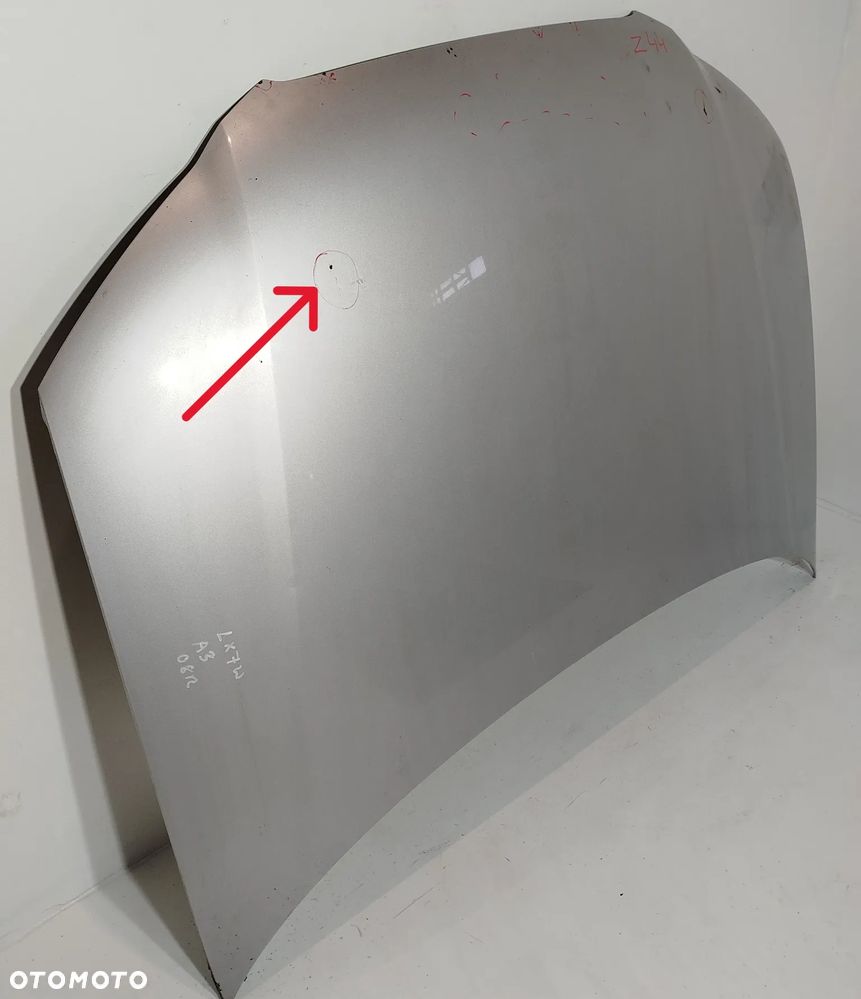 maska pokrywa silnika AUDI A3 8P LIFT 05-08 LX7W - 3