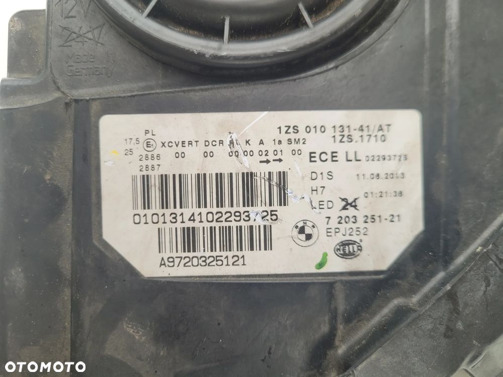 BMW 5 F10 LAMPA PRZOD LEWA BI-XENON LED SKRETNA - 5