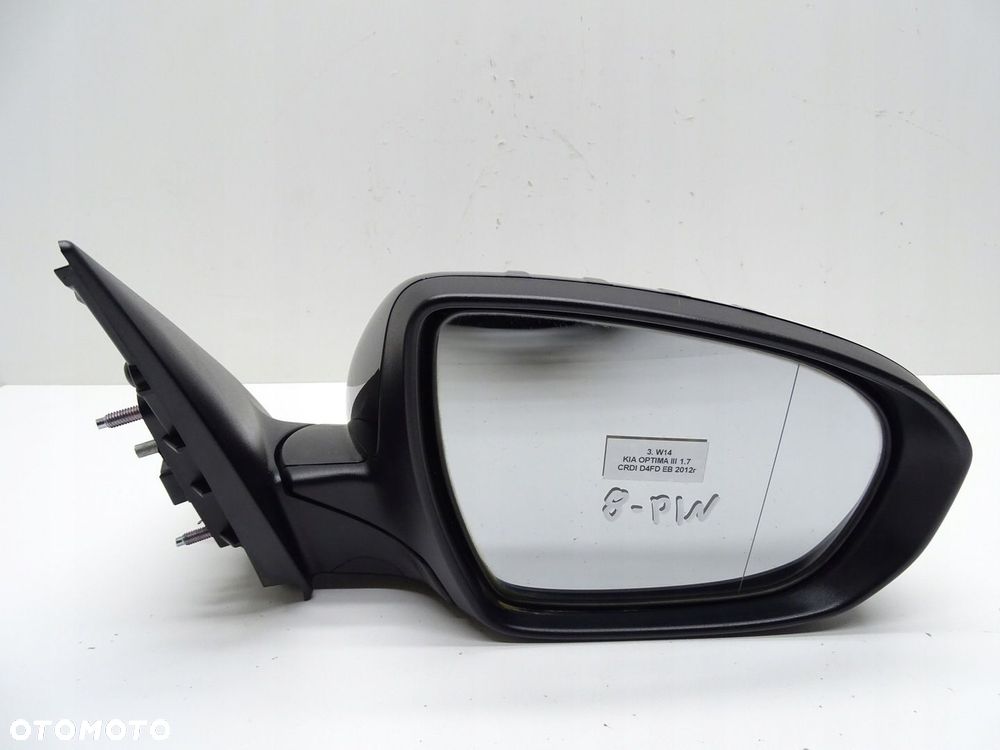 LUSTERKO PRAWE PRAWY PRZÓD PRZEDNIE KIA OPTIMA III EB 8 PIN - 1