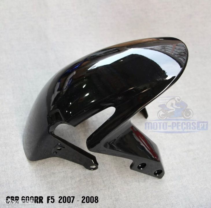 GUARDA LAMAS HONDA CBR 600RR F5 ANO 2007 ATE 2008 GUARDA-LAMAS FRENTE COR PRETO - 1