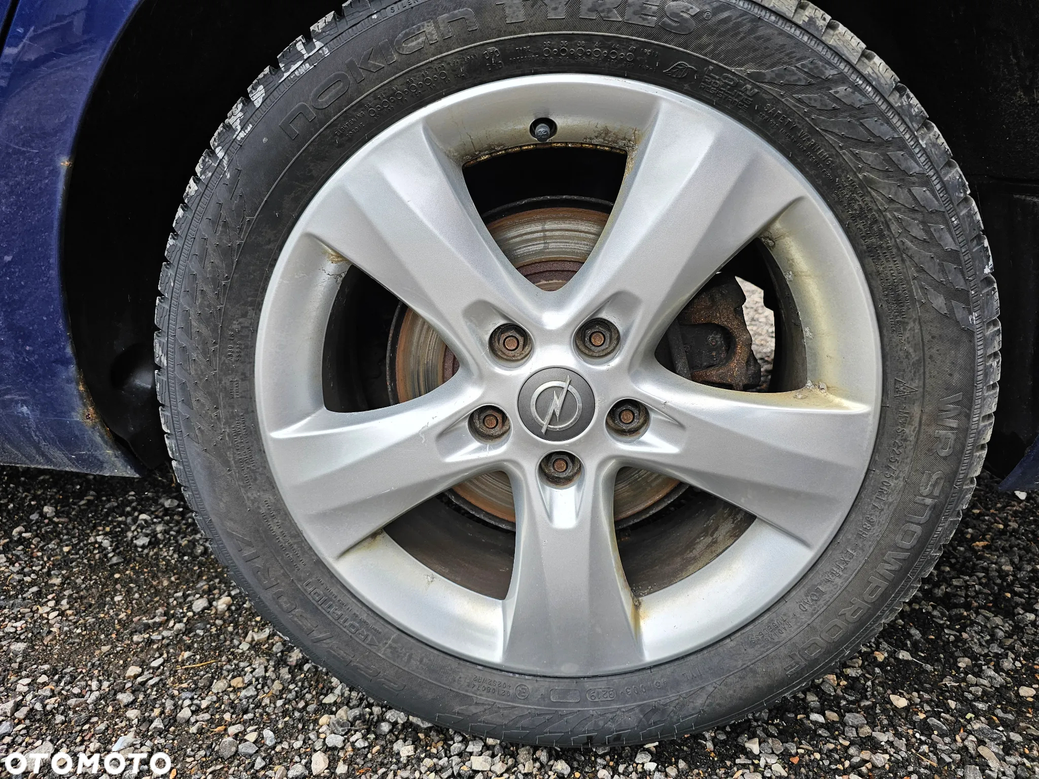 FELGI ALUMINIOWE OPONY ZIMOWE KOŁA OPEL ASTRA J K ZAFIRA C R 17 5x115 225/50/17 - 12