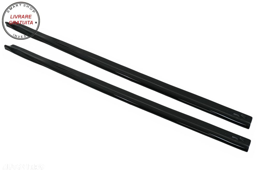 Extensii Praguri Laterale Mercedes A-Class W176 Sport Line A45 (2012-2018) Negru L- livrare gratuita - 2