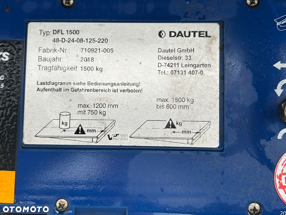 Mercedes-Benz ATEGO 1224 18 paletowy dł.7,25 szer.2,49 wys.2,40 - 11