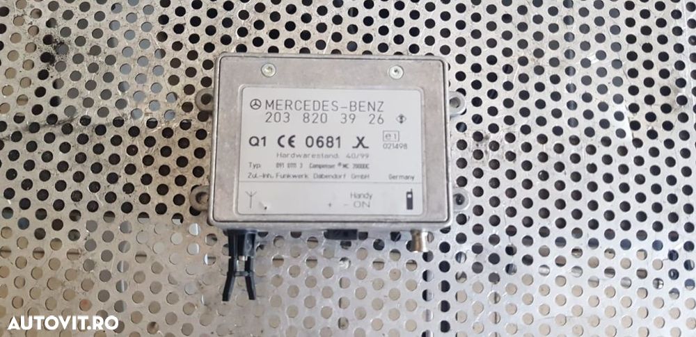 Modul Telefon Mercedes E Class W211 C Class W203 An 2002-2007 Cod 2038203926 - 4