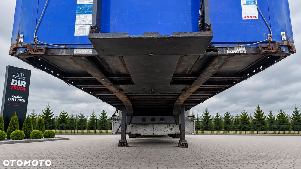Kögel SN24 Naczepa Ciężarowa PLATFORMA OSIE SAF - TARCZA, Mocna Podłoga - 6