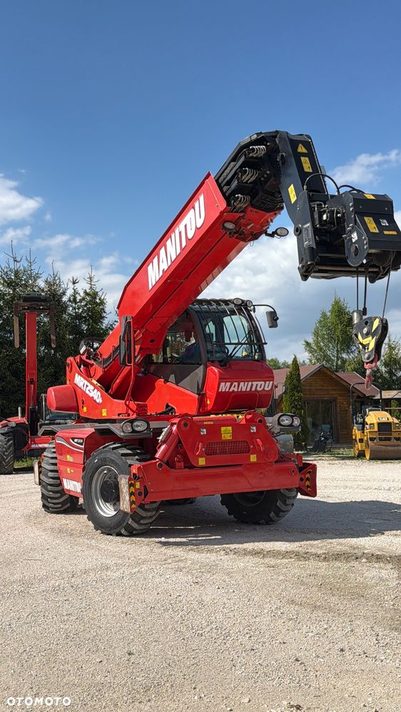 Manitou Ładowarka teleskopowa MANITOU ROTO Mrt 2540 + Privilage 360° obrotowa 2150 2550 bez Dpf i Adblue  PILOT sterowania Kosz Widły manitka silnik Mercedes  Wciagarka  1 właściciel KLIMA serwisowana Merlo - 9