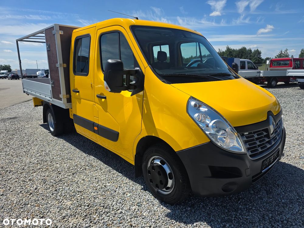 Renault MASTER 2,3 DCI 145 KONNA DOKA BRYGADÓWKA 7 OSOBOWA 3,2M SKRZYNIA KLIMA WEBASTO 121T/KM PRZEBIEGU GWARANCJA BLIŻNIAKI DO 3,5T - 7
