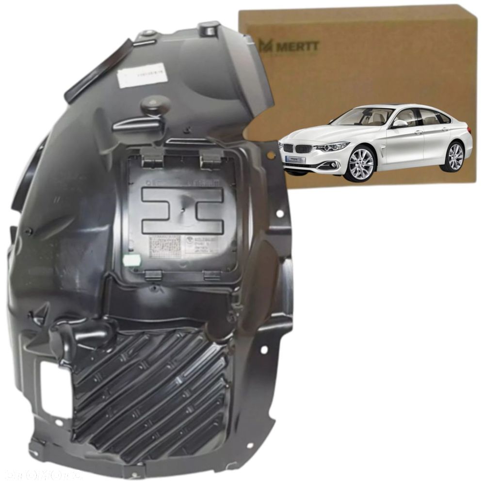 BMW F32 F33 F36 LCI NADKOLE ZAKOLE PRZEDNIE CZĘŚĆ PRZEDNIA LEWA 51717260729 - 1