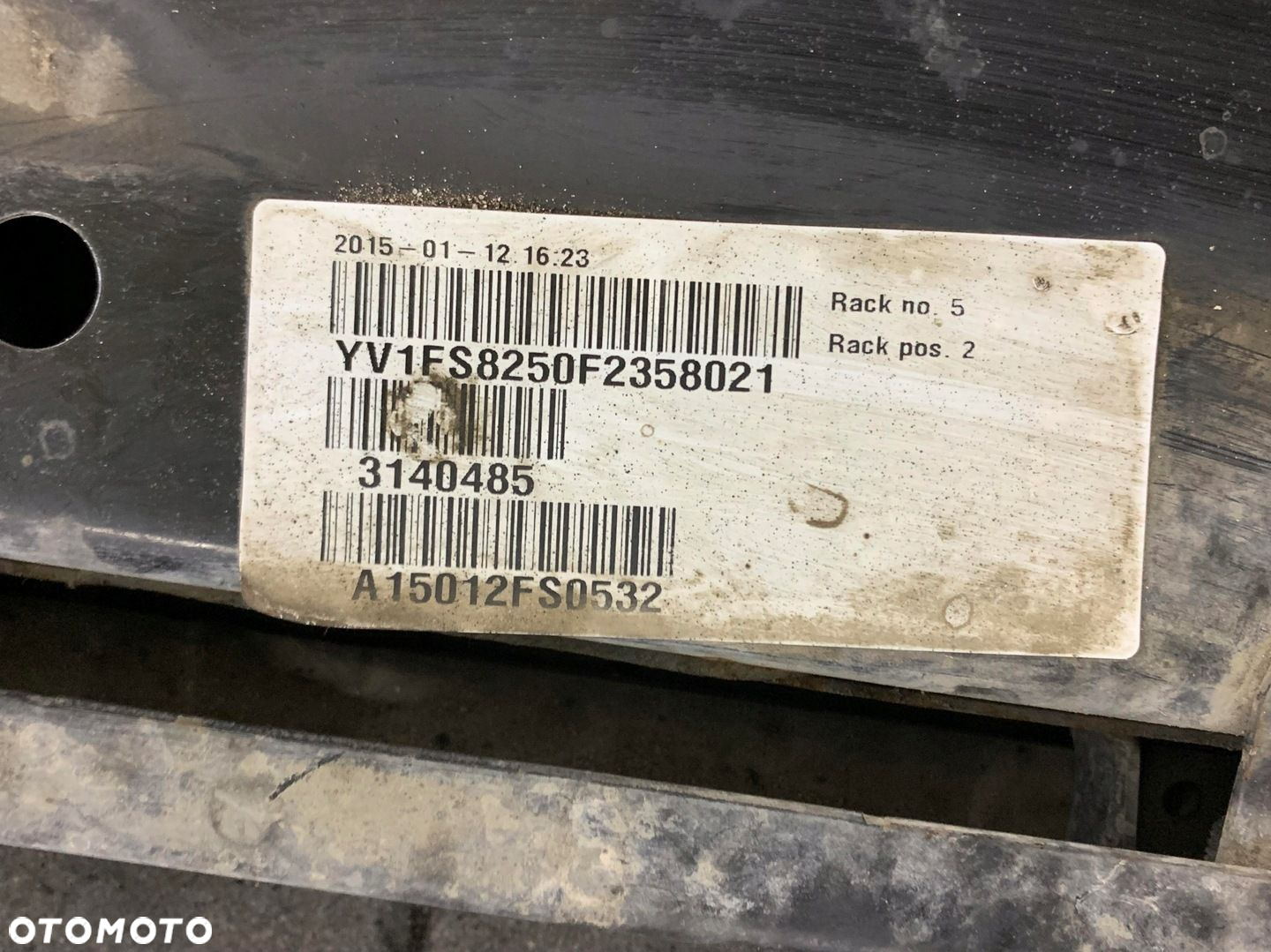SANKI WÓZEK KOŁYSKA TRAWERS PRZÓD VOLVO V60 S60 II 2.4 D5 10-18 - 6