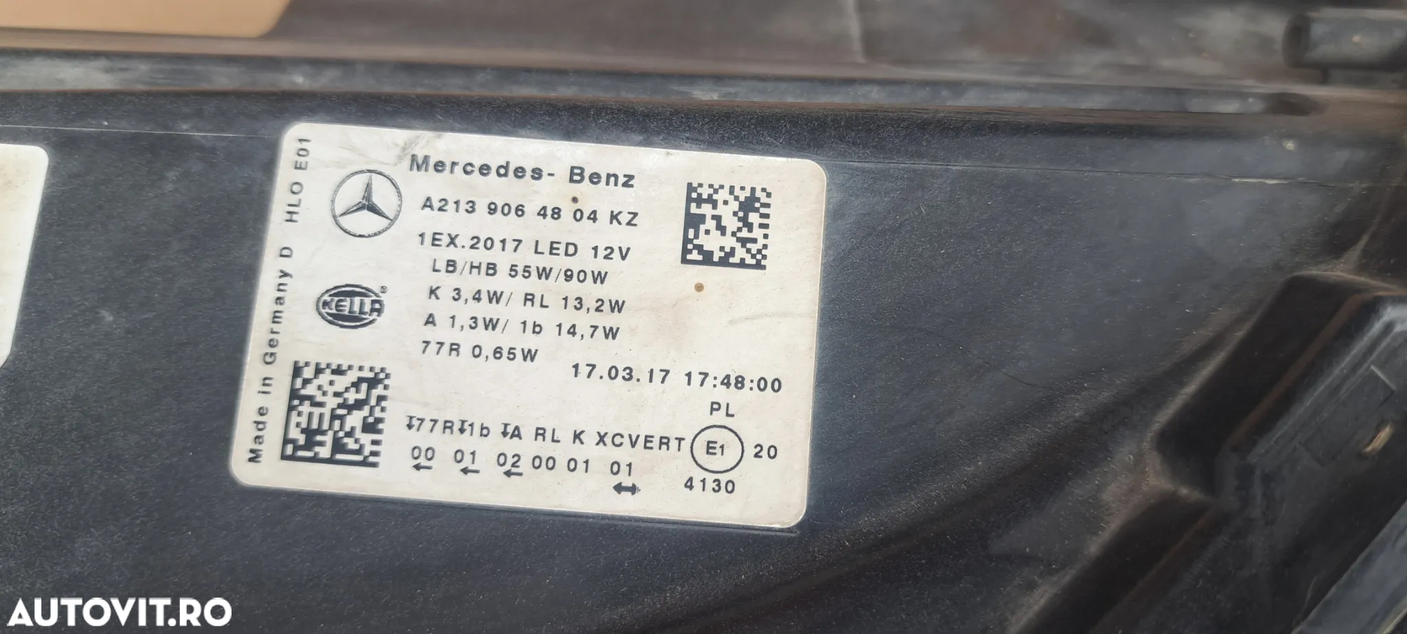 Far dreapta Multibeam Led Mercedes E Class w213 - 2
