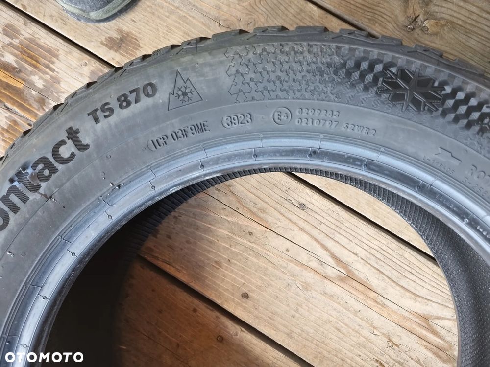 Opony CONTINENTAL WINTER CONTACT TS870 205/55r16 91H 2023r,7,2/5mm bdb stan - 11