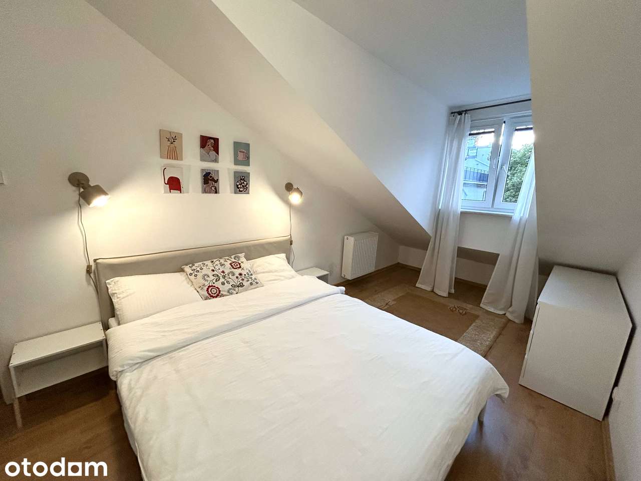 Jasne poddasze z charakterem | 2 pokoje | 52 m² | garaż | Gocławek