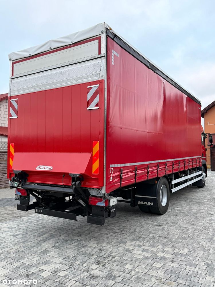 MAN TGM 15.250 / FIRANKA / 2018R / KLIMA POSTOJOWA /SPROWADZONY / 20 PALET / E6  / WINDA / - 5