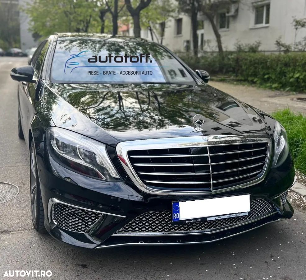 Bara fata si grila centrala compatibila Mercedes S-Class W222 (13-17) S65 Design - 5