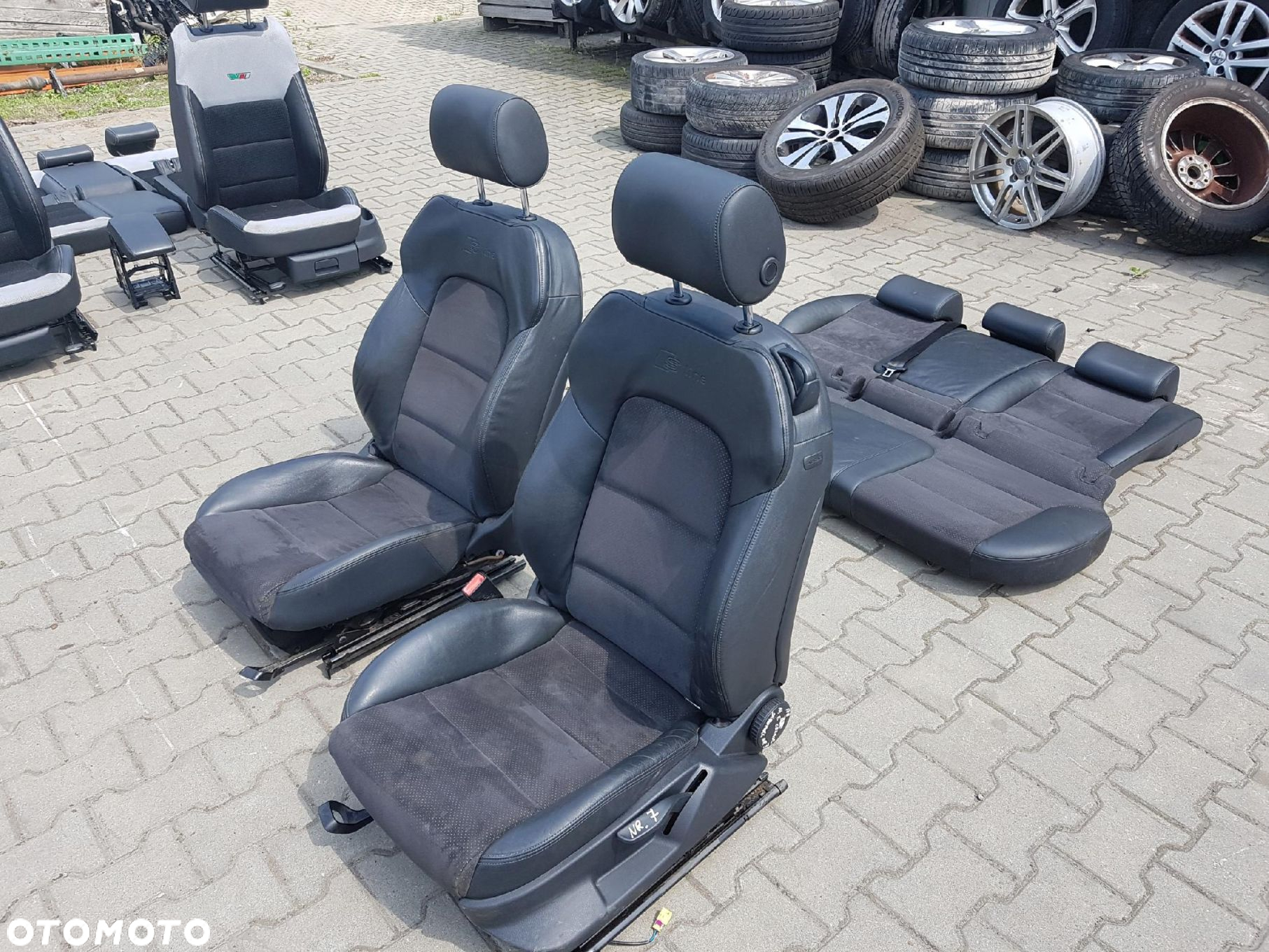 AUDI A3 8P 04-12r S-LINE FOTELE PÓŁSKÓRY KANAPA 3D - 8