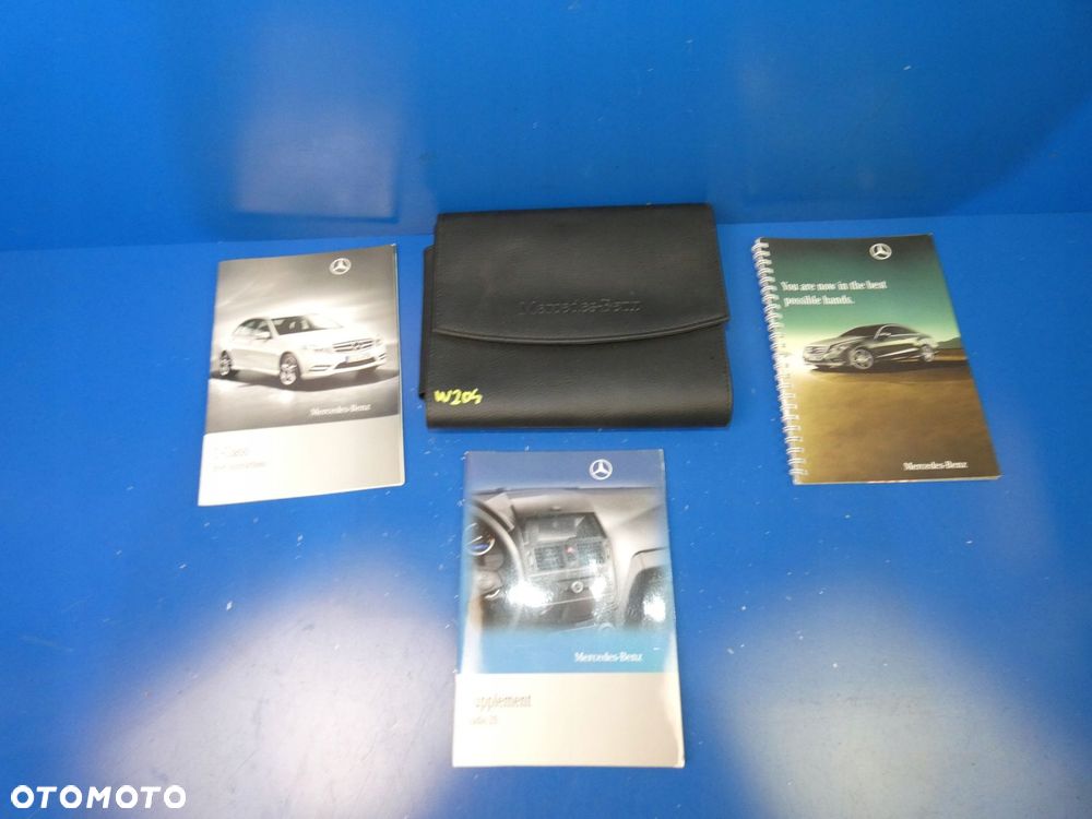 Mercedes C KLASA W204 KSIĄŻKI ETUI INSTRUKCJA - 1