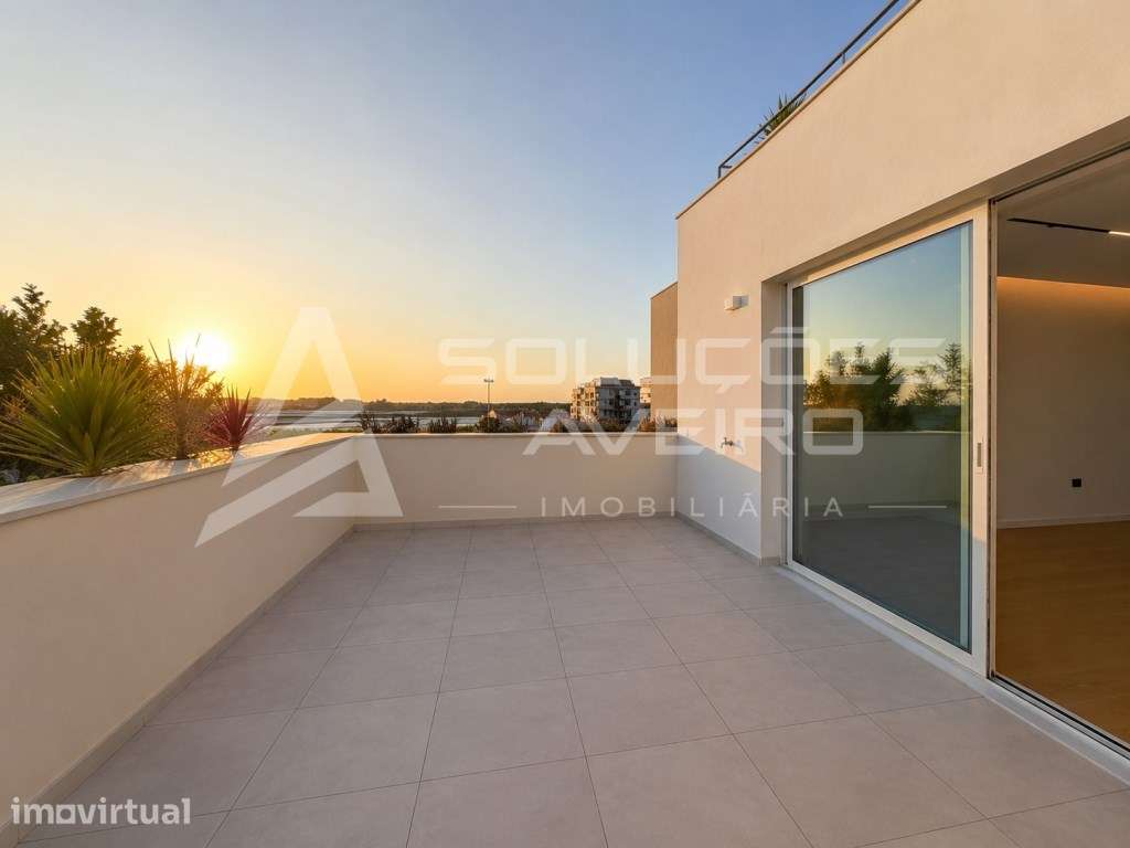 Apartamento T3 Penthouse no Alboi com Terraço e Vistas Ria de Aveiro! - Grande imagem: 2/39