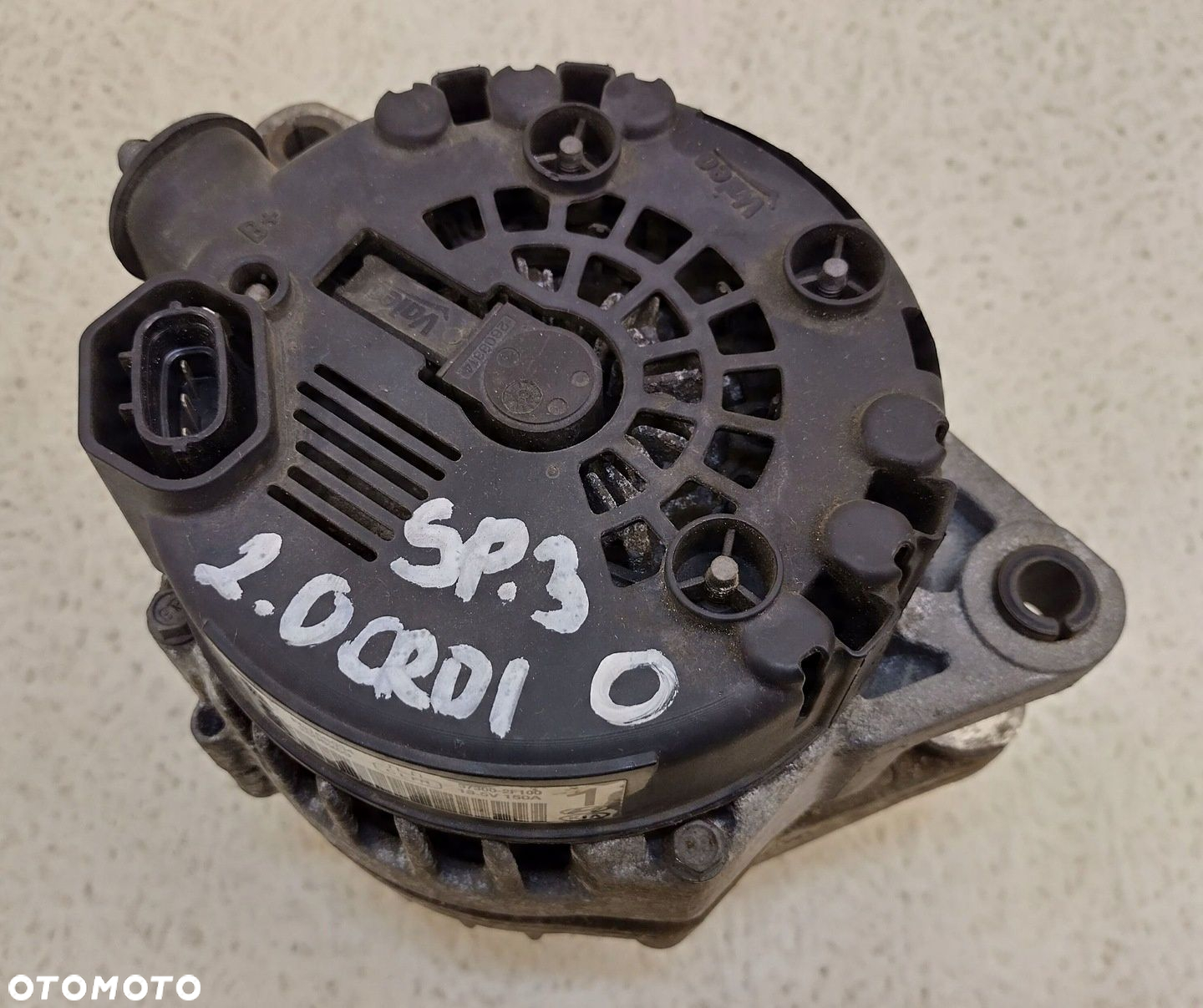 KIA SPORTAGE 3 III 10-15 2.0 CRDI D4HA ALTERNATOR 150A VALEO 37800-2F100 - 3