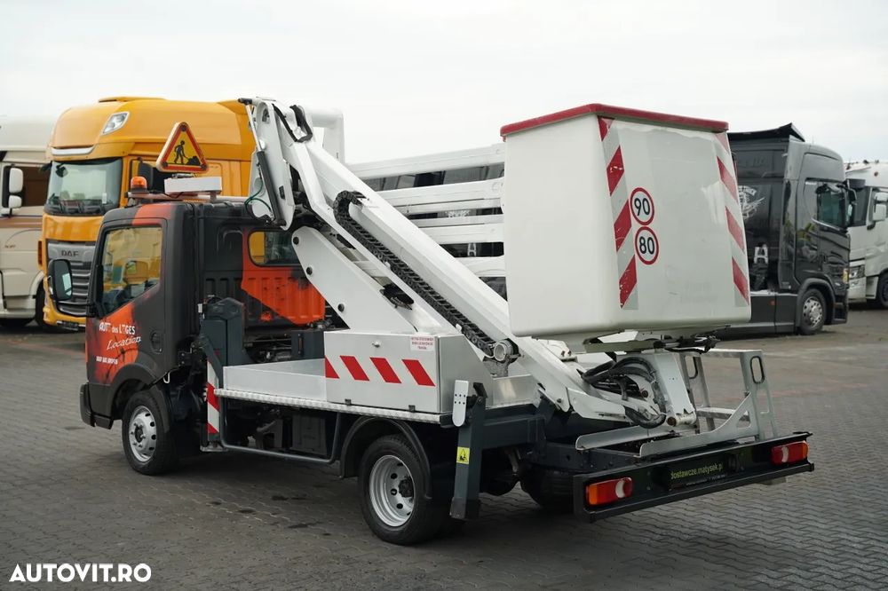 Nissan CABSTAR / ZWYŻKA 16,3 METRÓW / FRANCE ELEVATEUR /  BLIŹNIAK / UDŹWIG - 200 kg / 4 PODPORY / - 11