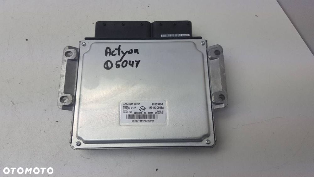 KOMPUTER STEROWNIK SILNIKA A6645404632 ACTYON 2.0 XDI - 3