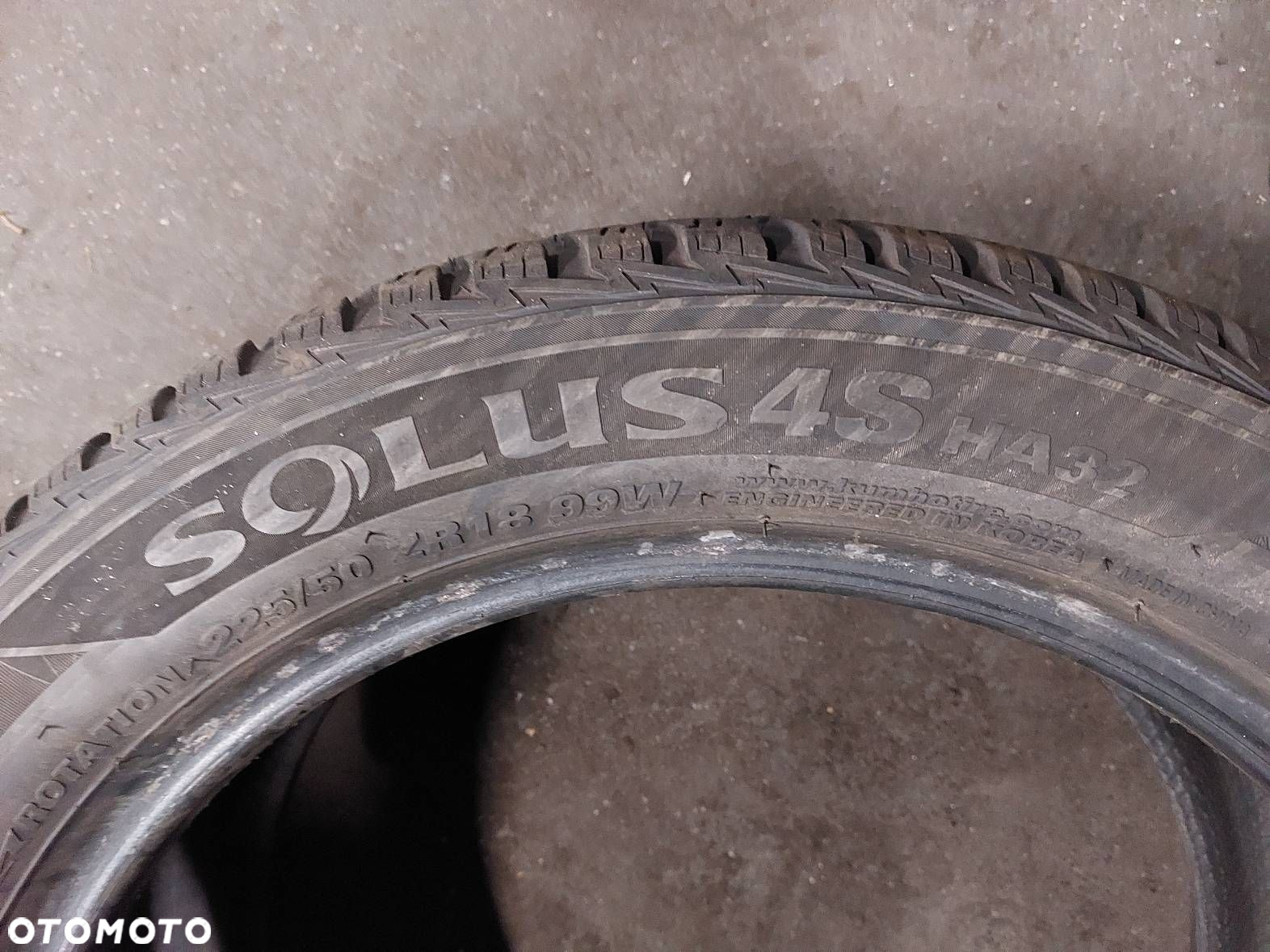 OPONA CAŁOROCZNA 1 SZT 225/50R18 2022R KUMHO SOLUS 4S HA32 - 6