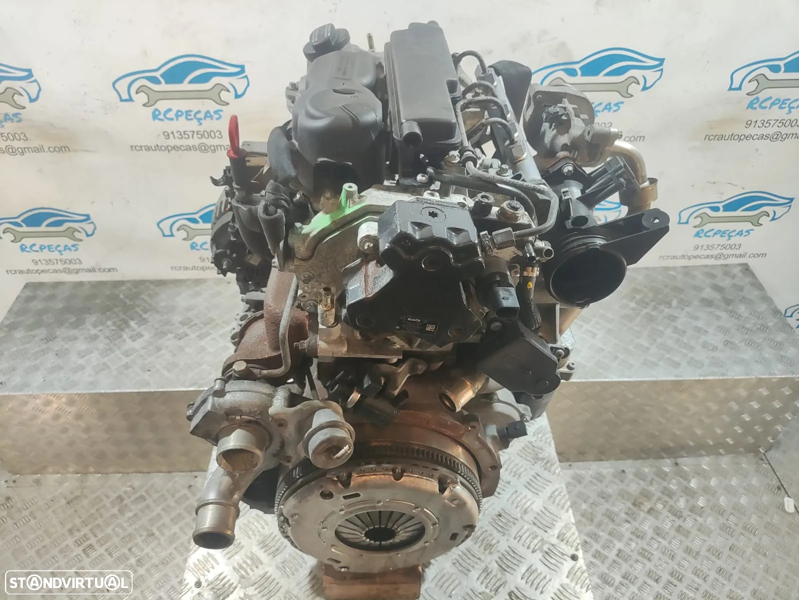 Motor Completo Mercedes Benz Smart Mitsubishi 1.5 CDI 12v 95cv 639939 Injeção Bosch - 7