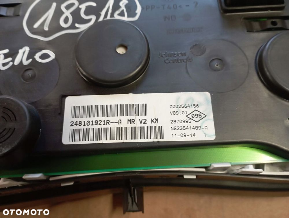 DACIA SANDERO II 2 LICZNIK PRĘDKOŚCIOMIERZ ZEGARY EUROPA 248101921R - 3